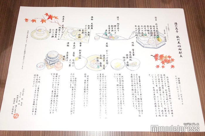 湯の花亭“天心膳”献立（C）ビューティーガール