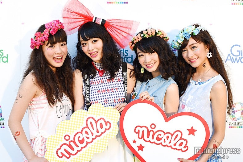 “スイガ”ことスイートガールズ(左から：高嶋芙佳、小山内花凜、岡本夏美、澤田汐音)