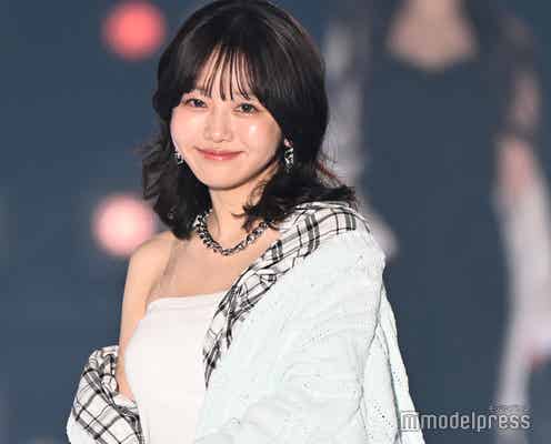 「花束オオカミ」で話題の韓国人インフルエンサー・ちせ、大胆肌見せコーデ パステルカラーで春らしさ全開【関西コレクション 2024 S/S】