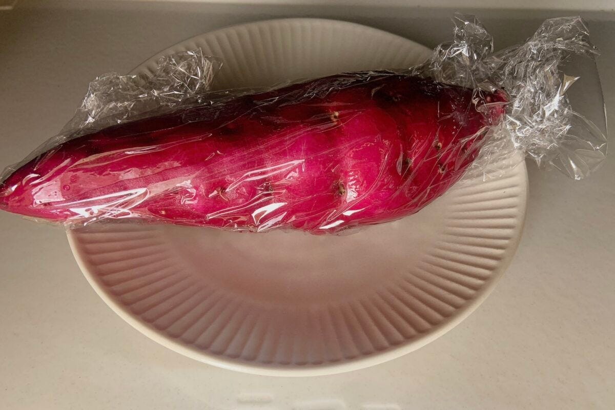 フライパンスイートポテト