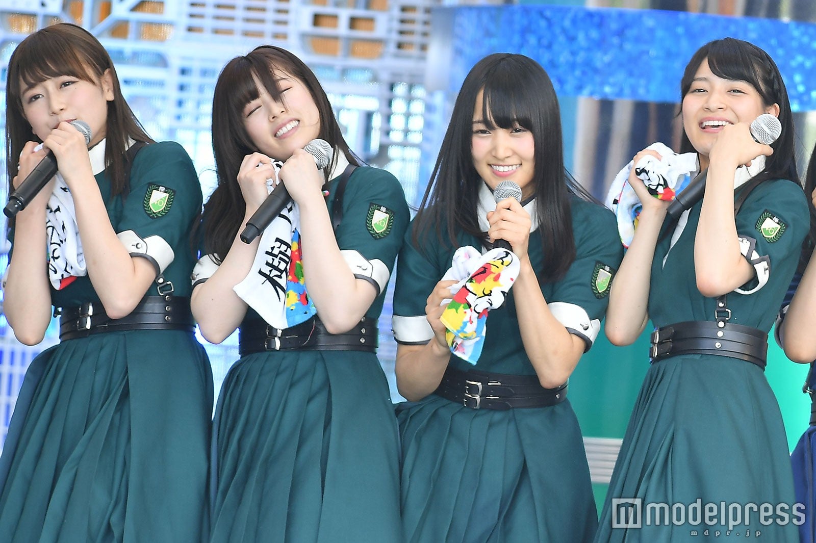 守屋茜、齋藤冬優花、菅井友香、織田奈那（C）モデルプレス