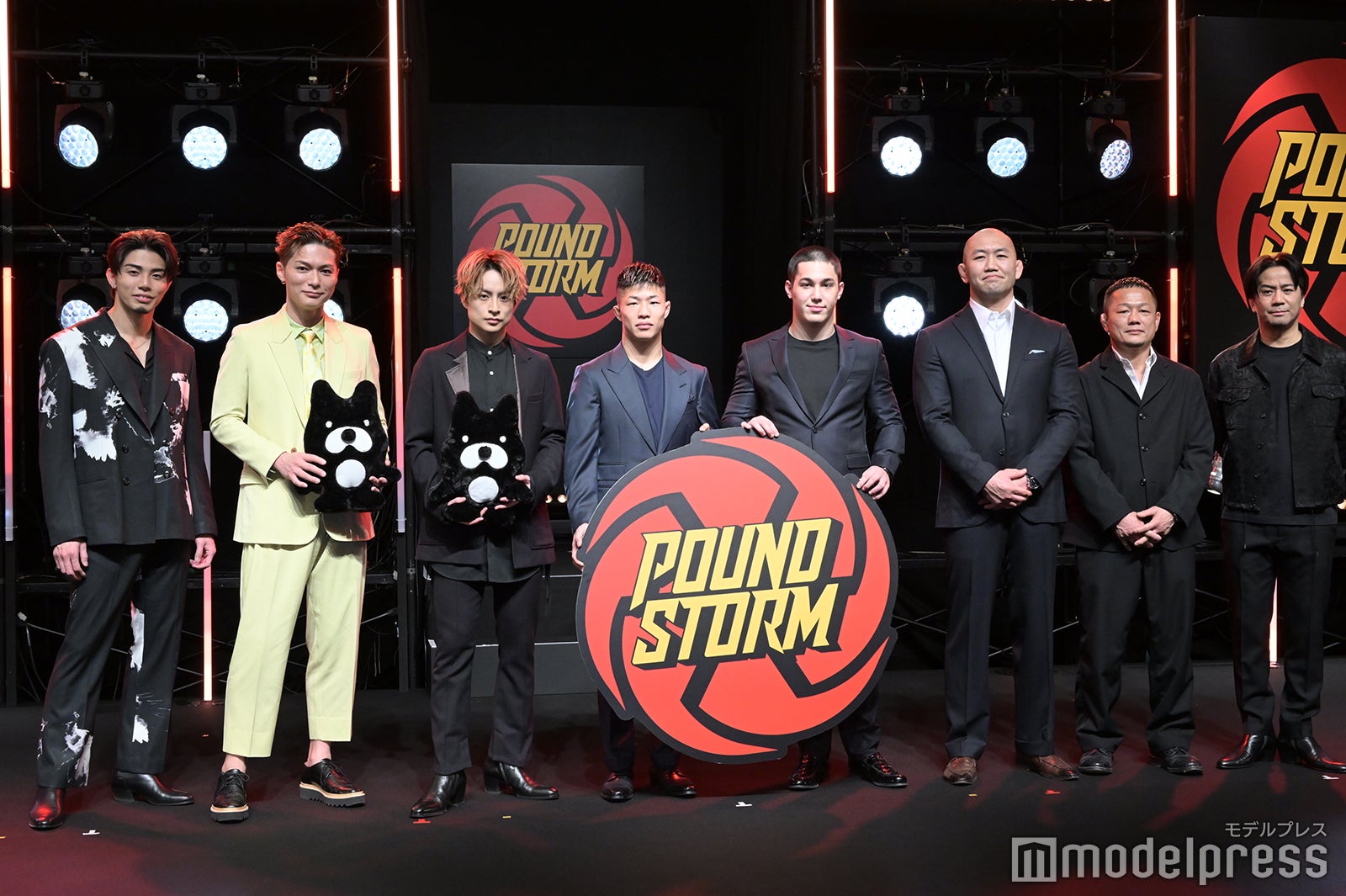 武知海青、SHOKICHI、白濱亜嵐、中村倫也選手、宇佐美正パトリック選手、高谷裕之、岡見勇信、EXILE HIRO （C）モデルプレス