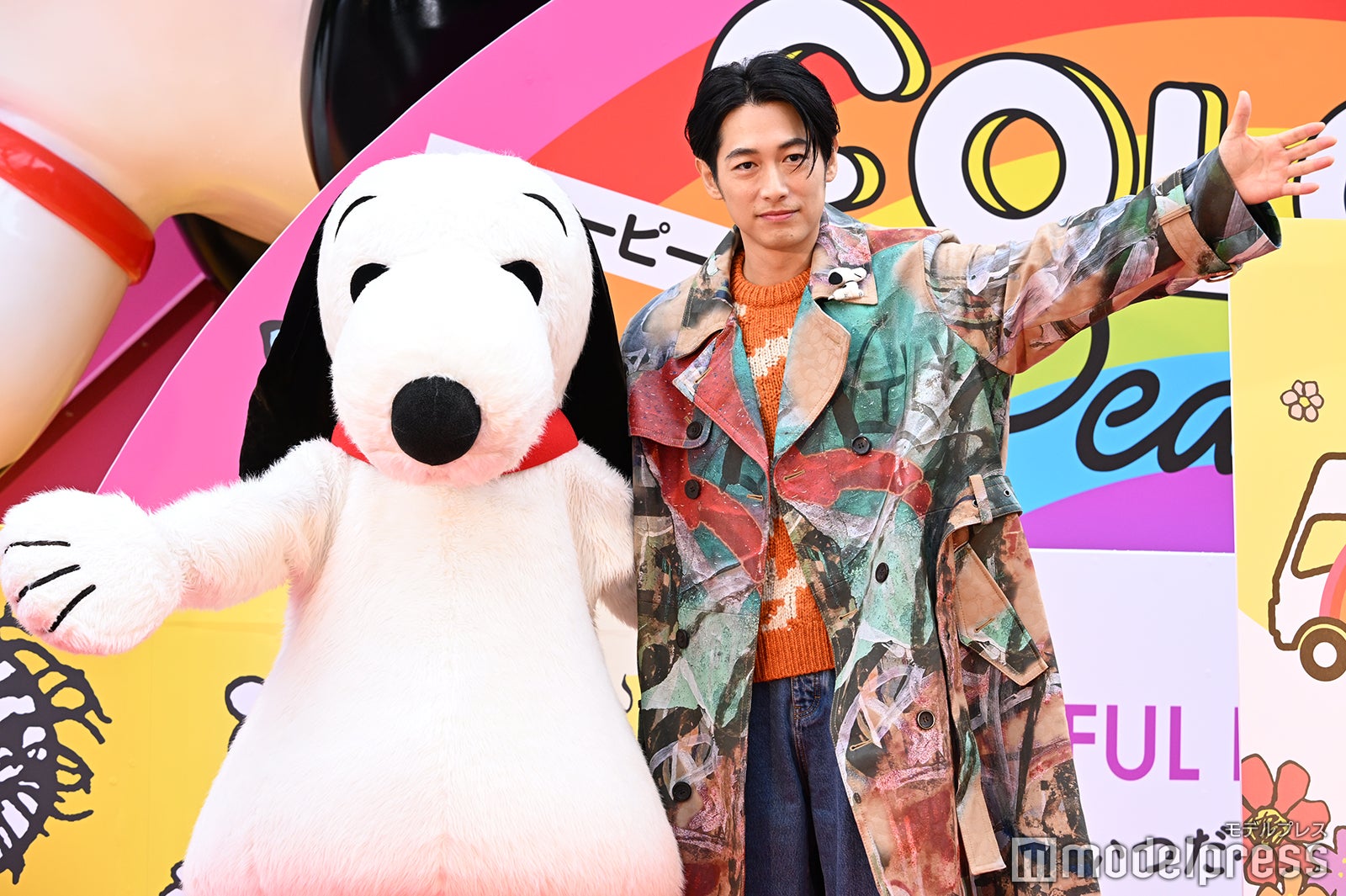 スヌーピー、ディーン・フジオカ （C）モデルプレス