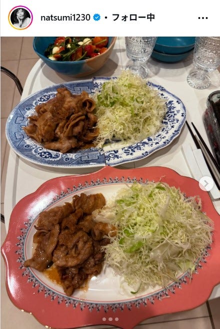 小川菜摘Instagramより