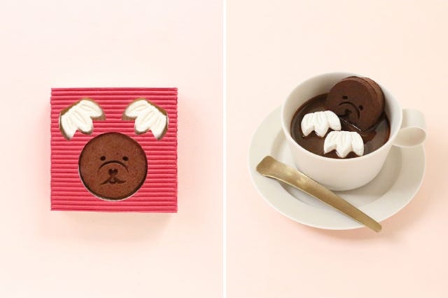 パンがまるでフォンダンショコラに♡