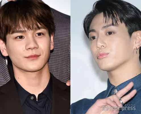 JO1豆原一成、BTSジョングク展示会へ “2ショット”公開に「黄金マンネと最強マンネ」「推しが推しを推してる」の声