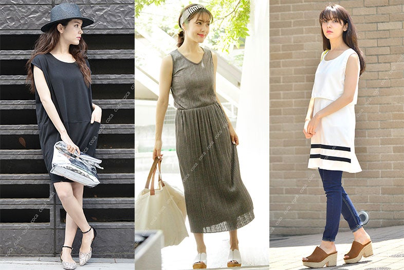 「ノースリワンピ」なら女っぽい大人肌見せが叶う！