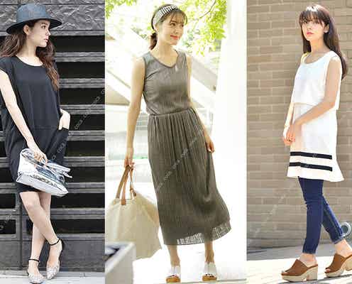 「ノースリワンピ」なら女っぽい大人肌見せが叶う!
