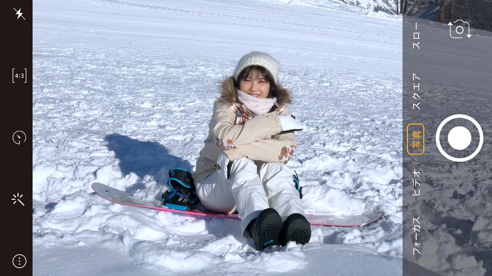 浜辺美波／2019年度「JR SKISKI」CMより（提供写真）