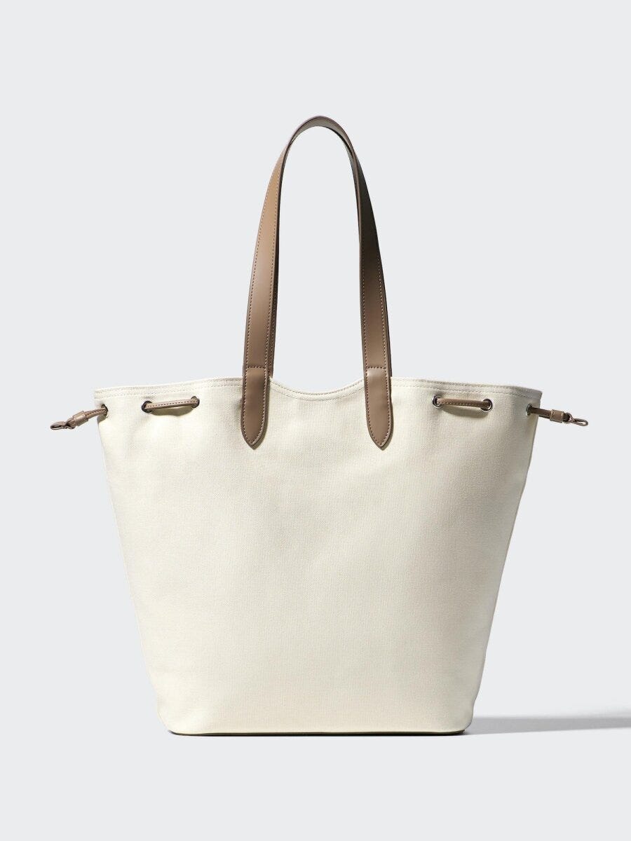 2026春ユニクロ大人女性おすすめキャンバストートバッグ