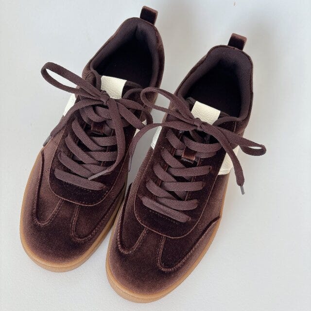 GU　ベロアスニーカー　DARK