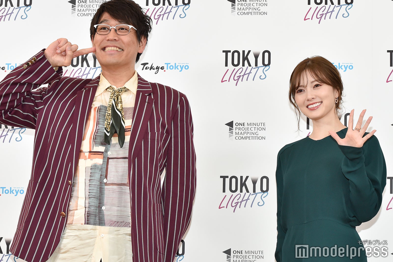 古坂大魔王、白石麻衣（C）モデルプレス