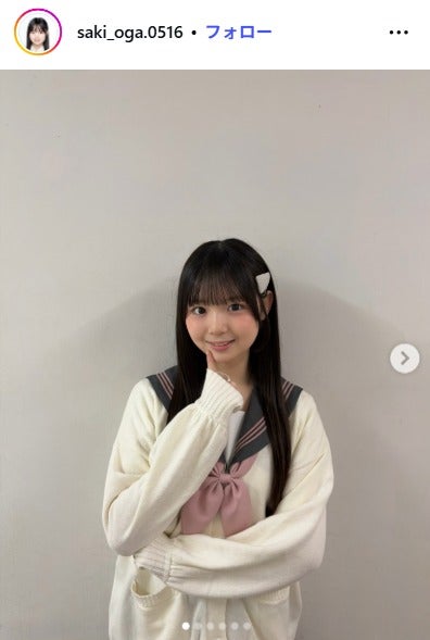 AKB48研究生・大賀彩姫「高身長アイドルの握手会」ファンへの気配り伝わる後ろ姿に反響「脚が長すぎてスタイル抜群」「神対応すぎ」