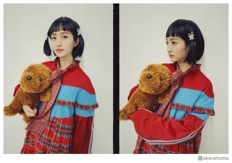 堀田茜、オン眉ツインテールショット公開「アップするのに勇気がいりました」