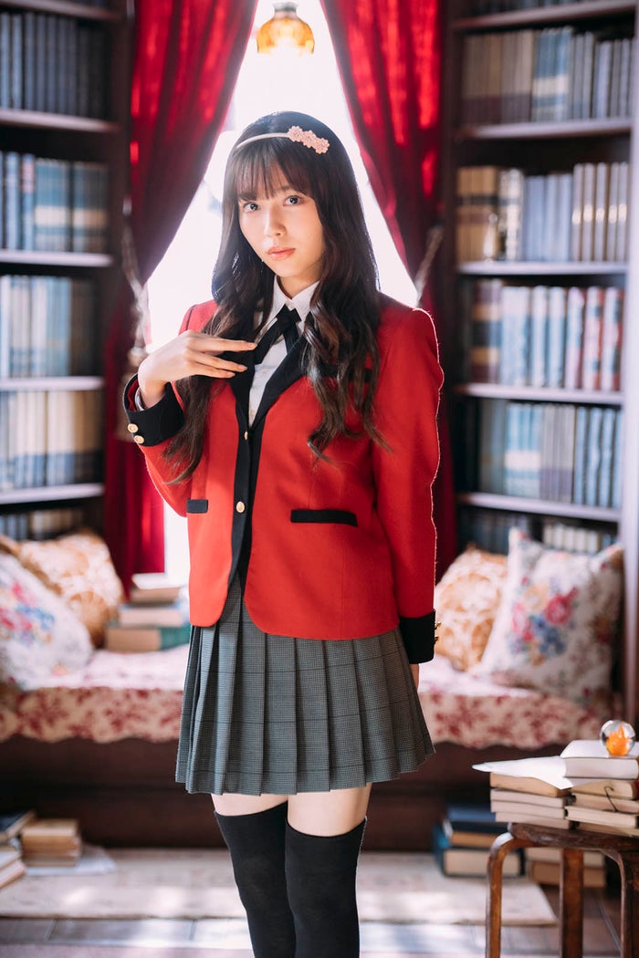 秋田汐梨(C)河本ほむら・尚村透・斎木桂/SQUARE ENIX(C)2021 ドラマ「賭ケグルイ双」製作委員会