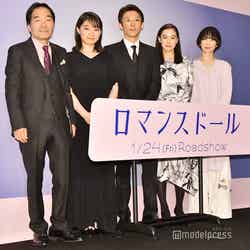 （左から）きたろう、三浦透子、高橋一生、蒼井優、タナダユキ監督（C）モデルプレス