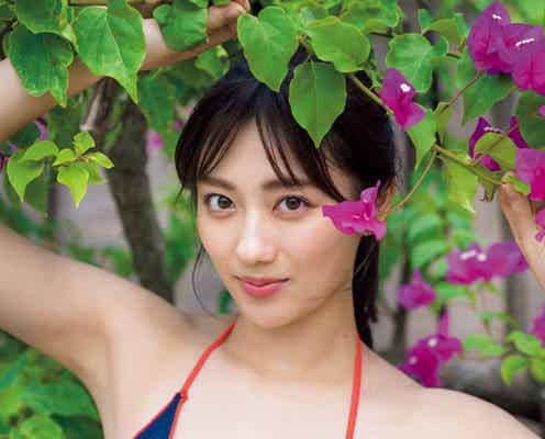 奥山かずさ、美バストあらわ“女神ボディ”に釘付け
