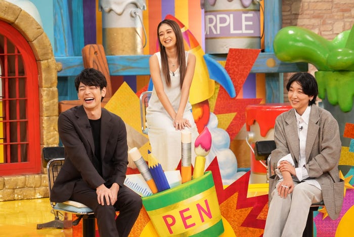 (左から)妻夫木聡、池田美優、安藤サクラ(C)日本テレビ