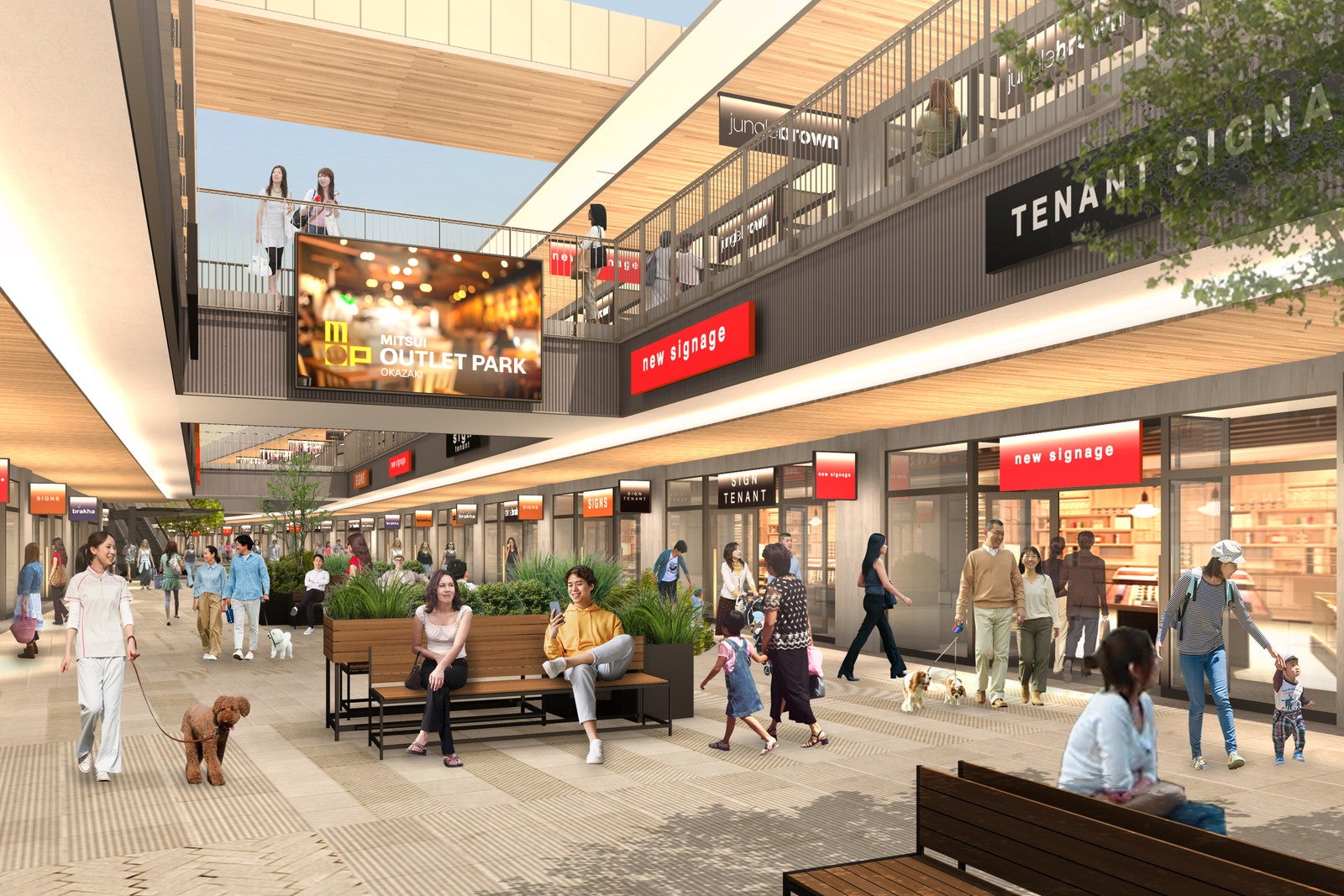 三井アウトレットパーク 岡崎イメージ／提供画像