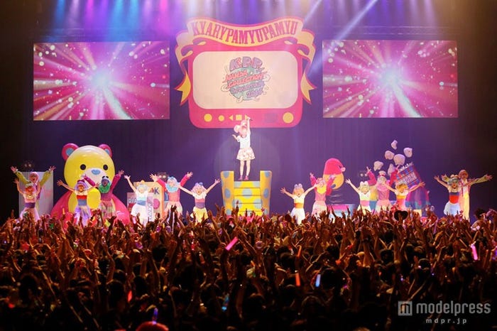 キュートなセットで世界観を演出