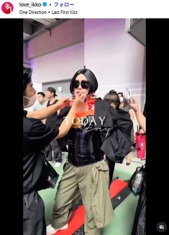 黒髪のIKKO/Instagramより