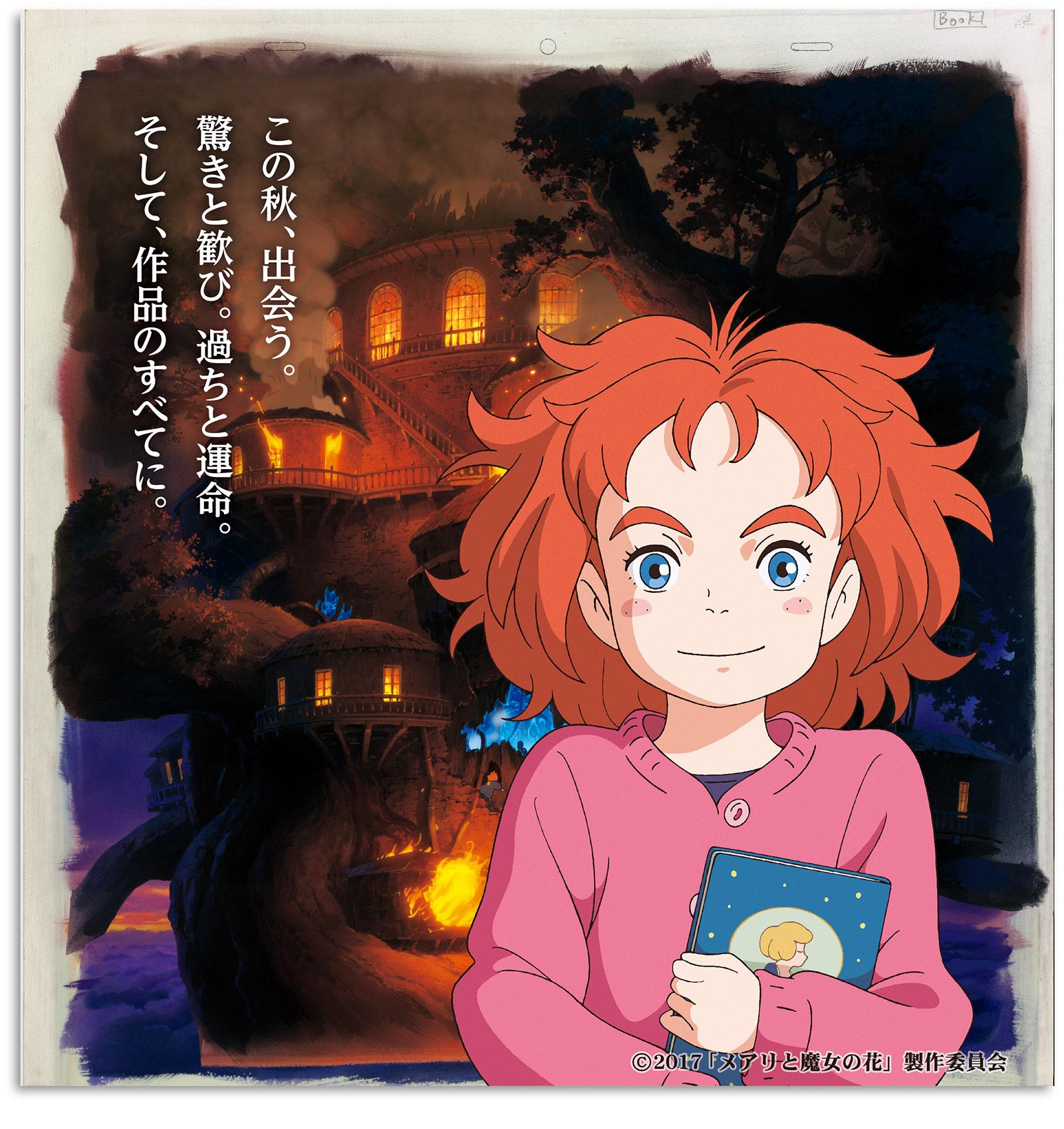 メアリと魔女の花　ジ・アート展　メインビジュアル（C）2017「メアリと魔女の花」製作委員会