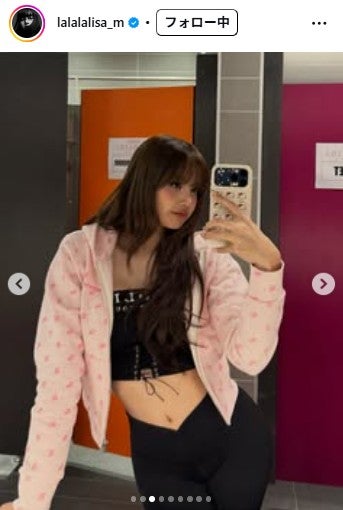 リサInstagramより