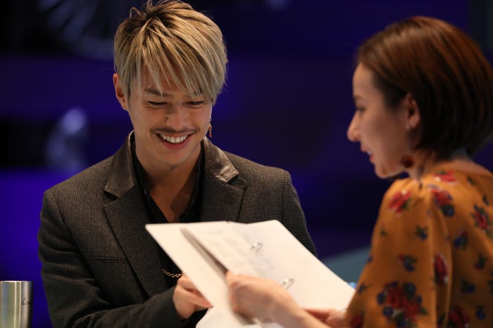 今市隆二、ベッキー/音楽番組「LOVE or NOT♪」より(提供画像)