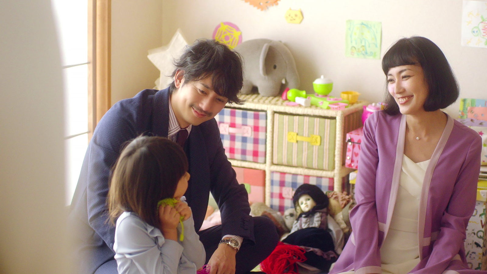 平岡祐太、紙崎瑛茉、板谷由夏／「夫婦円満レシピ～それでも夫を愛している～」最終話より（C）「夫婦円満レシピ～交換しない？一晩だけ～」製作委員会