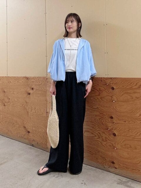 ロゴTシャツ コーデ ロゴTシャツコーデ4