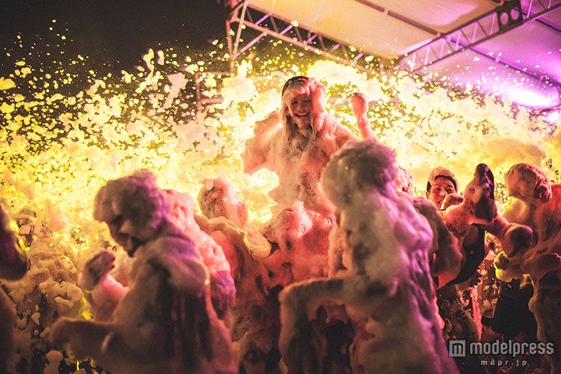 音楽と泡のコラボも／バブルラン（イメージ写真）