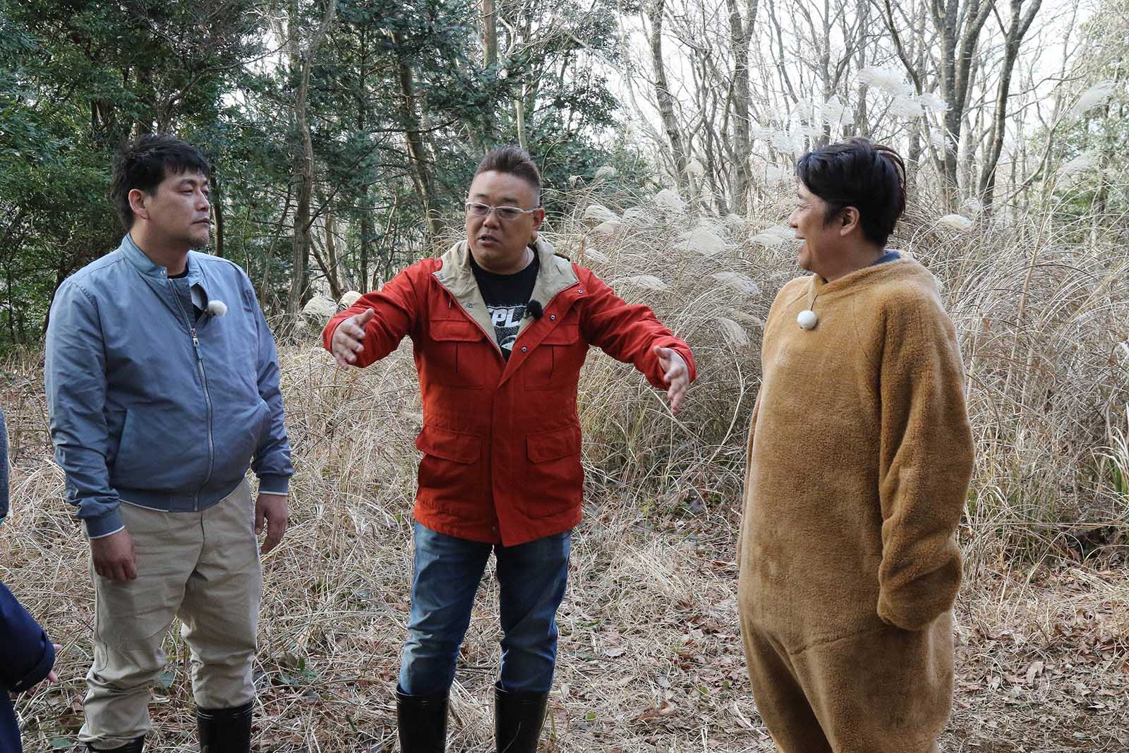 サンドウィッチマンと坂上忍 （C）フジテレビ