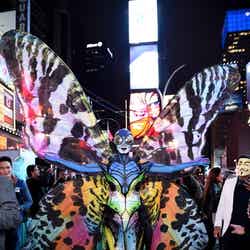 蝶に扮したハイディ・クルム／photo：Getty Images