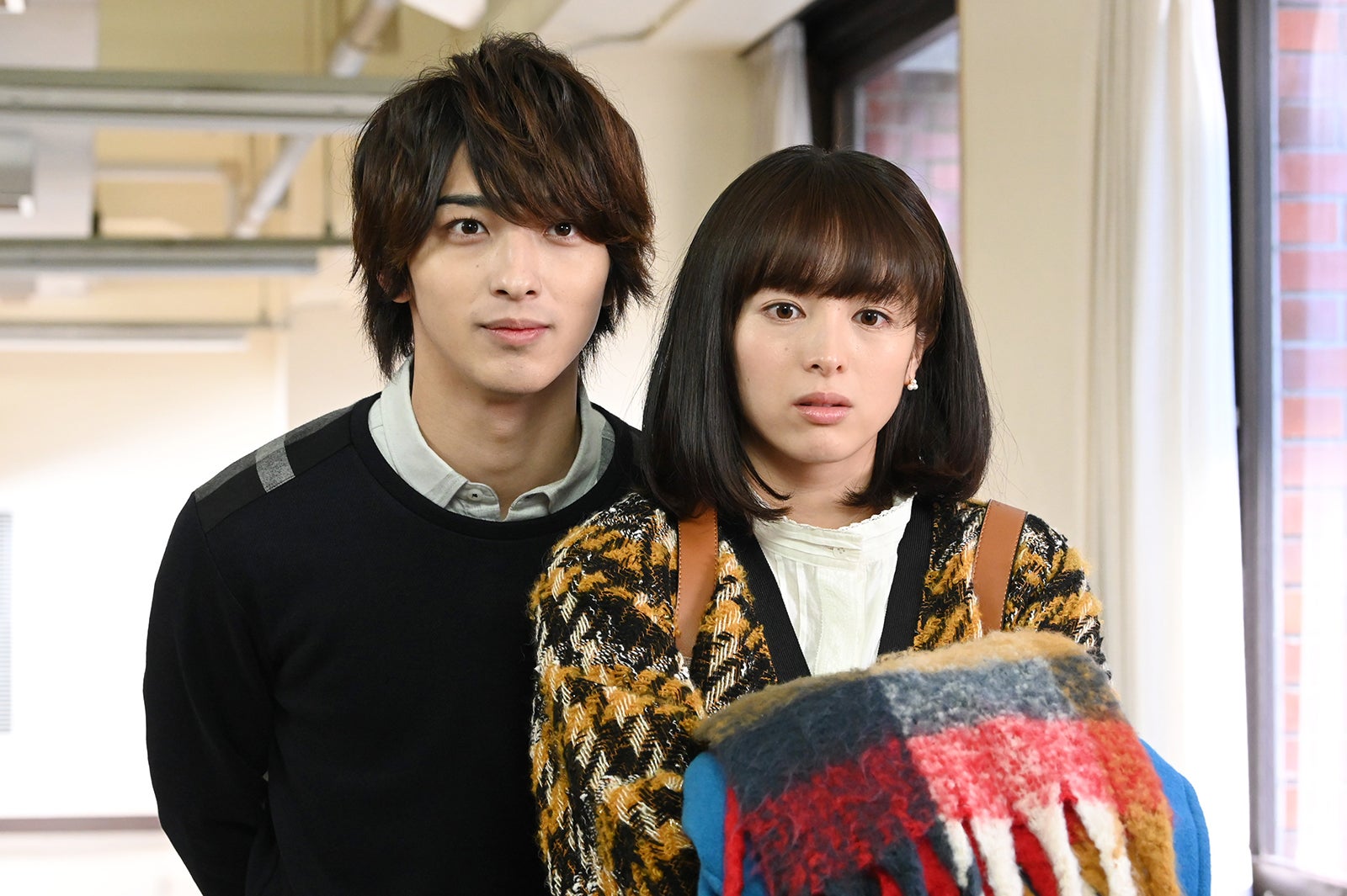 横浜流星、清野菜名／「シロでもクロでもない世界で、パンダは笑う。」より（C）日本テレビ