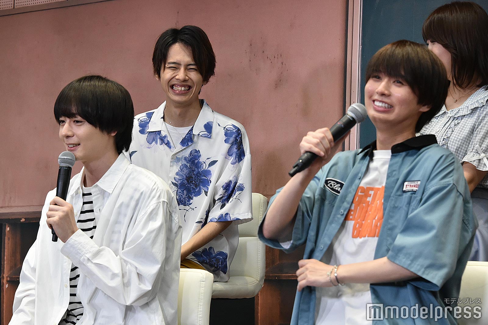 （左上から時計回りに）矢花黎、井上瑞稀、犬飼貴丈（C）モデルプレス（C）「なれの果ての僕ら」製作委員会（C）内海八重／講談社