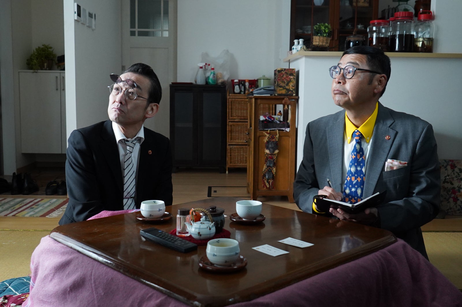 吹越満、田口浩正（C）テレビ朝日