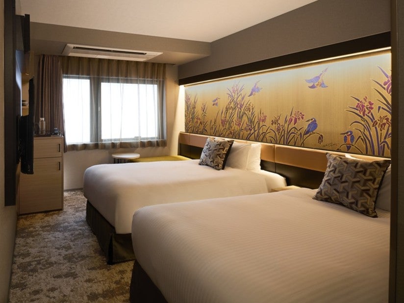 スタンダードツイン（24平米）／アンカード・バイ・リーガ 大阪なんば（提供写真）
