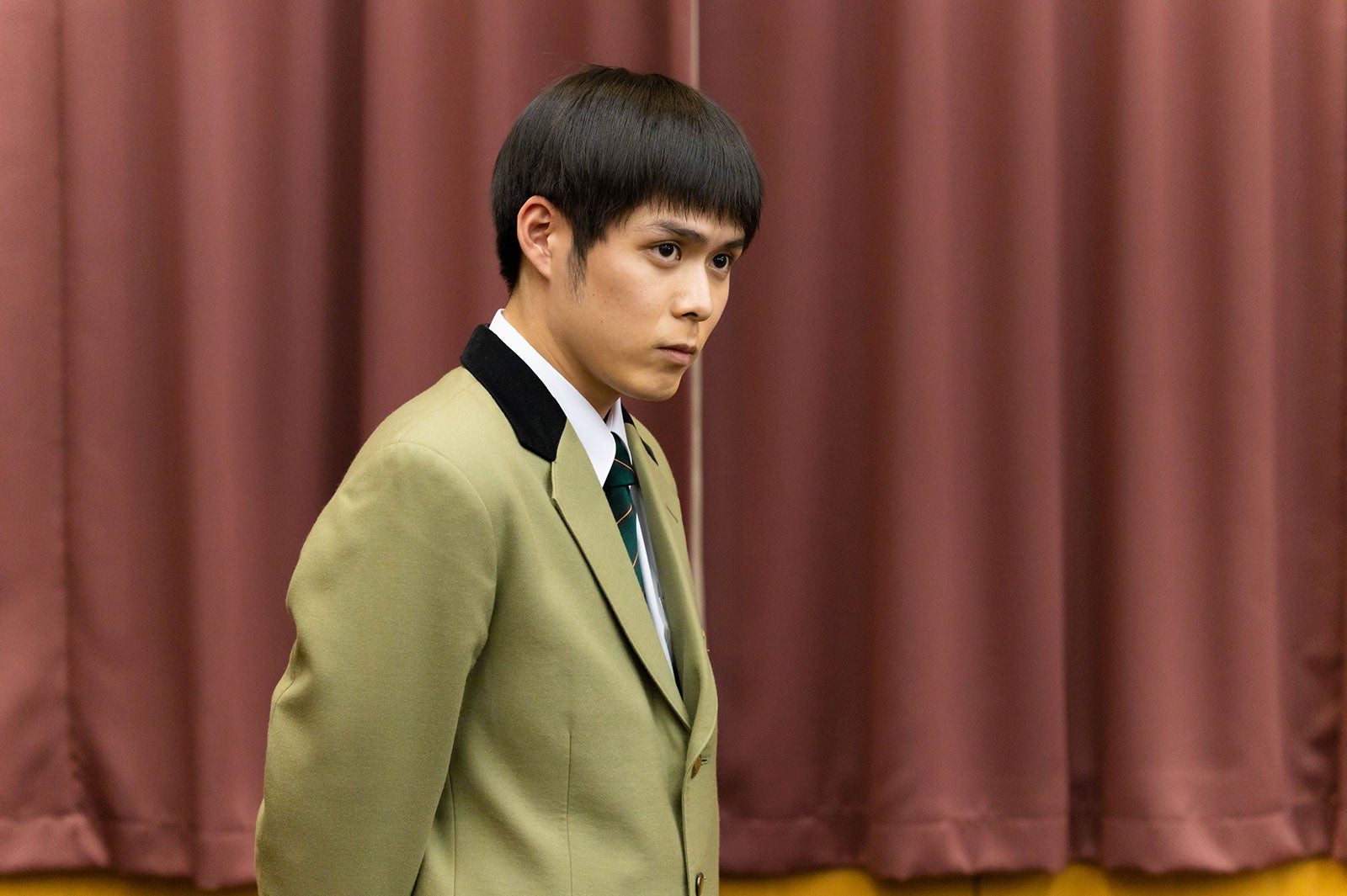  細田佳央太／「もしも、イケメンだけの高校があったら」第2話より（C）テレビ朝日