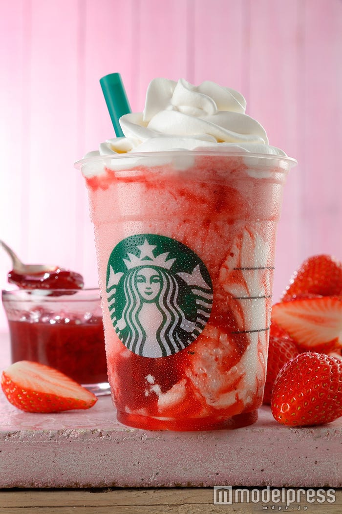「ストロベリー ディライト フラペチーノ」/画像提供:スターバックスコーヒージャパン
