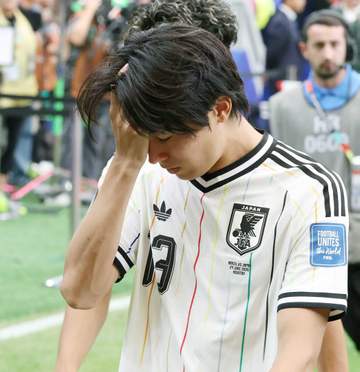 中村敬斗が涙「何もできなかった」 全4試合でスタメン出場「勝てなくはなかったが、力量差はあった」