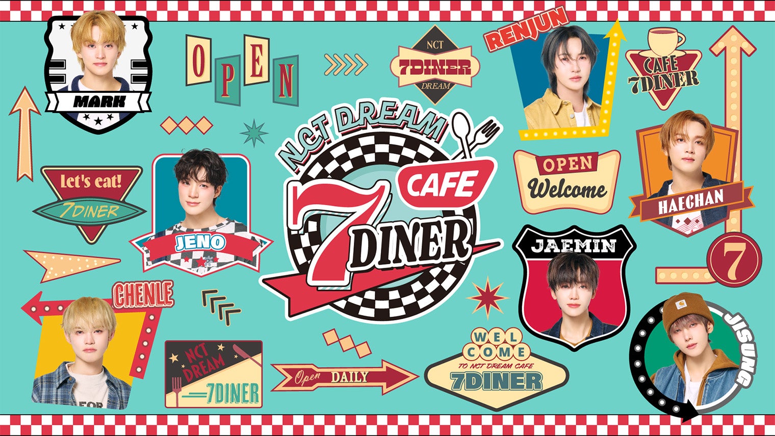 NCT DREAM 7Diner ドリム カフェ トレカ セット NCT DREAM CAFE In A DREAM」期間限定オープン！！ | 株式会社