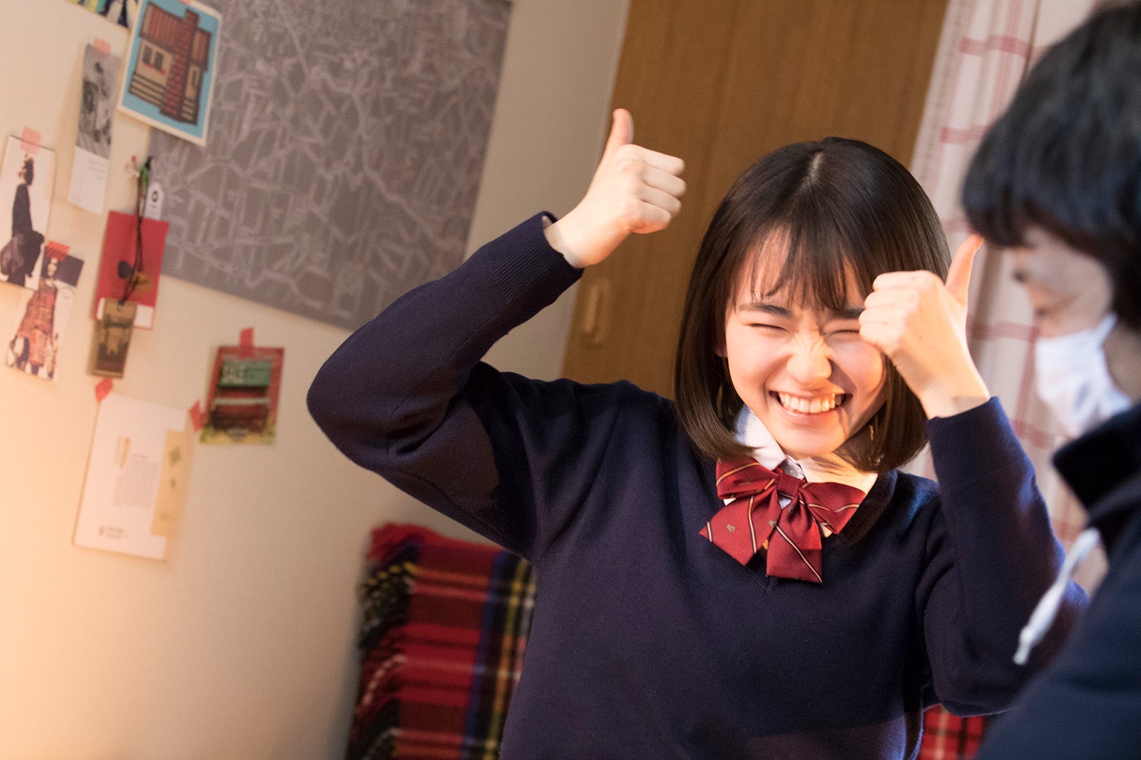 山田杏奈／新CMメイキングカット（提供画像）