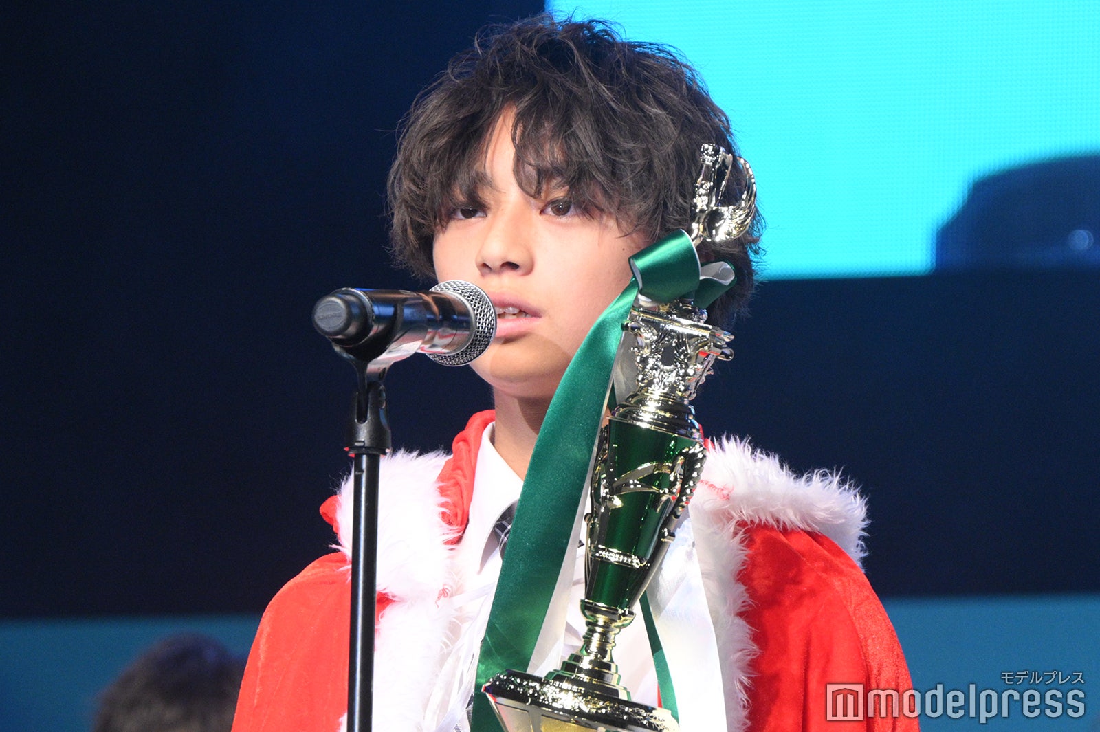 「男子中学生ミスターコン2024」準グランプリに輝いた谷虹輝くん（C）モデルプレス