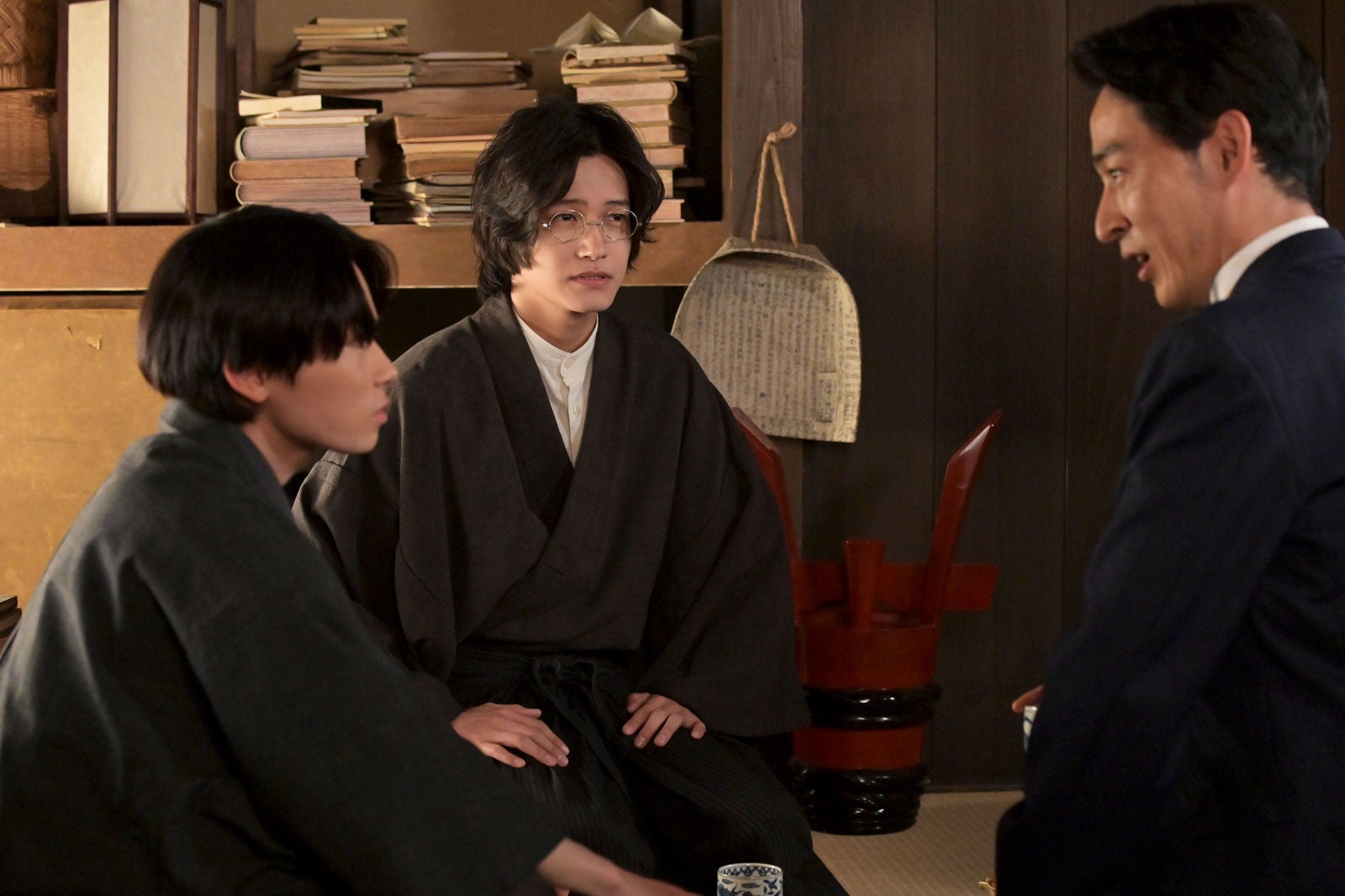 林裕太、佐野晶哉、上杉柊平「風、薫る」第56話（C）NHK
