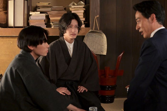 林裕太、佐野晶哉、上杉柊平「風、薫る」第56話(C)NHK