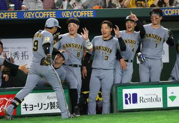 阪神 今季最長5連勝で貯金は最多の11で首位浮上 ドラ1・立石がプロ本塁打 才木は球団最長の巨人戦9連勝