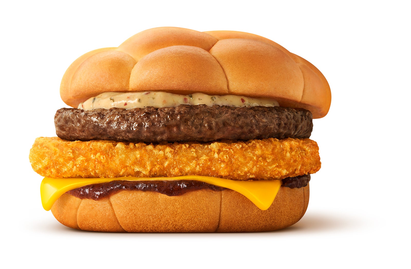 ザク切りポテト＆肉厚ビーフ コク旨ガーリックマヨ／画像提供：日本マクドナルド