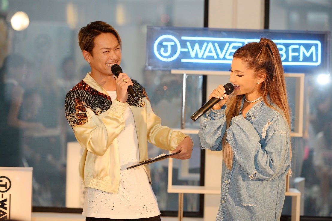 今市隆二とアリアナ・グランデ／Photography by Masanori Naruse