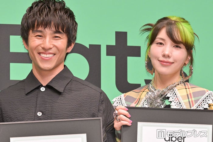 仲里依紗、中尾明慶と3年ぶり夫婦イベント共演で「ケンカしないように」サプライズプレゼントも