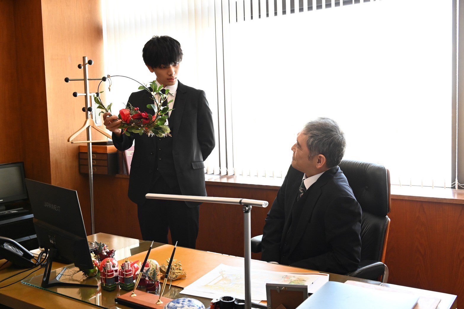 宮世琉弥、杉本哲太「スノードロップの初恋」第4話（C）カンテレ